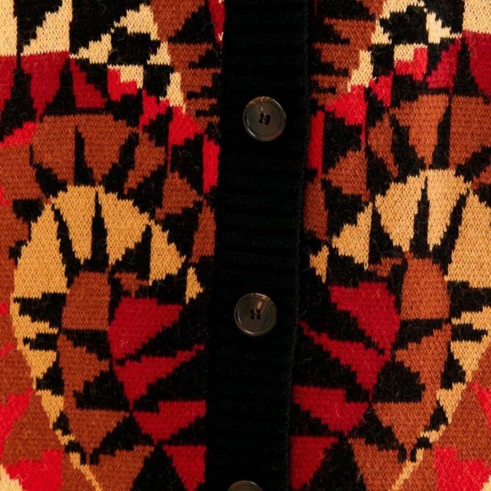 FARM Rio Multicolor Geometric Cardigan - Picture 6 of 9